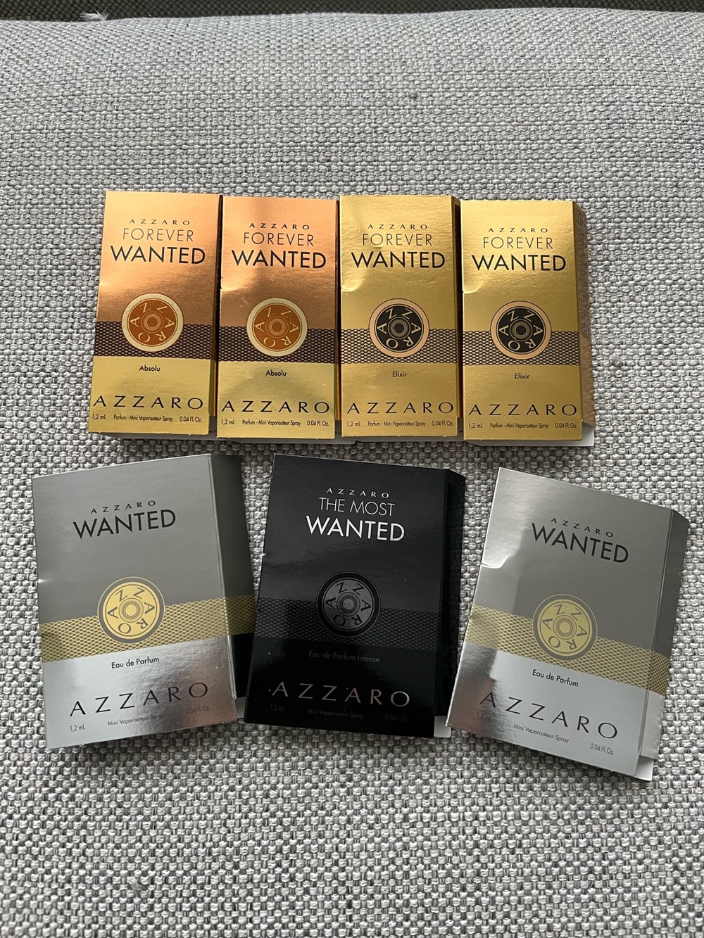 7/17$ Azzaro Wanted Fragrance Sample Set